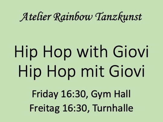 Hip Hop Giovi Friday / Freitag 16:30 Nr. 3