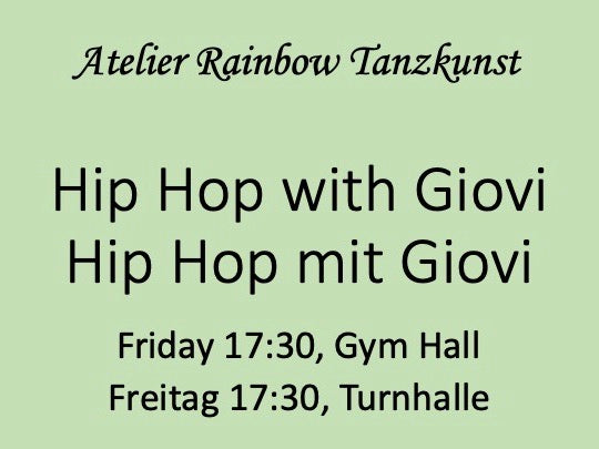 Hip Hop Giovi Friday / Freitag 17:30 Nr. 4