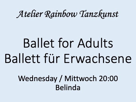 Ballet For Adults /  Ballett Für Erwachsene Belinda Nr. 1