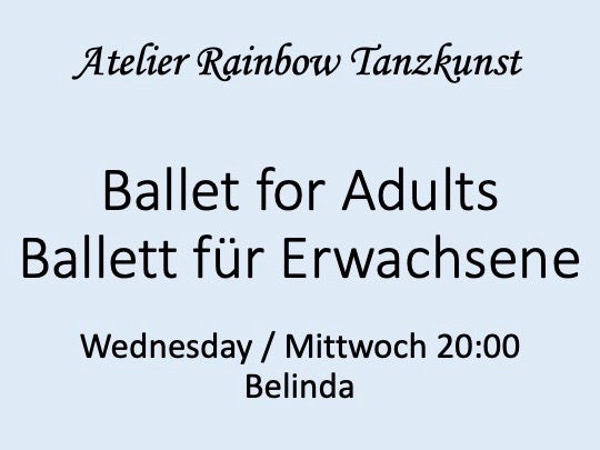 Ballet For Adults /  Ballett Für Erwachsene Belinda Holiday Special