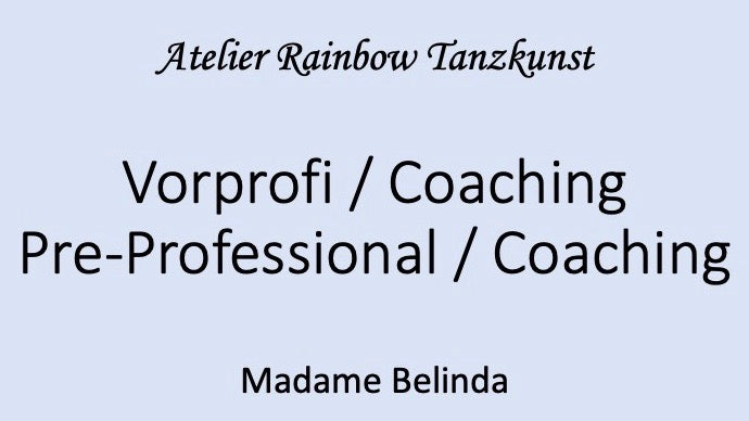 Belinda Ballet Coaching Holiday Special